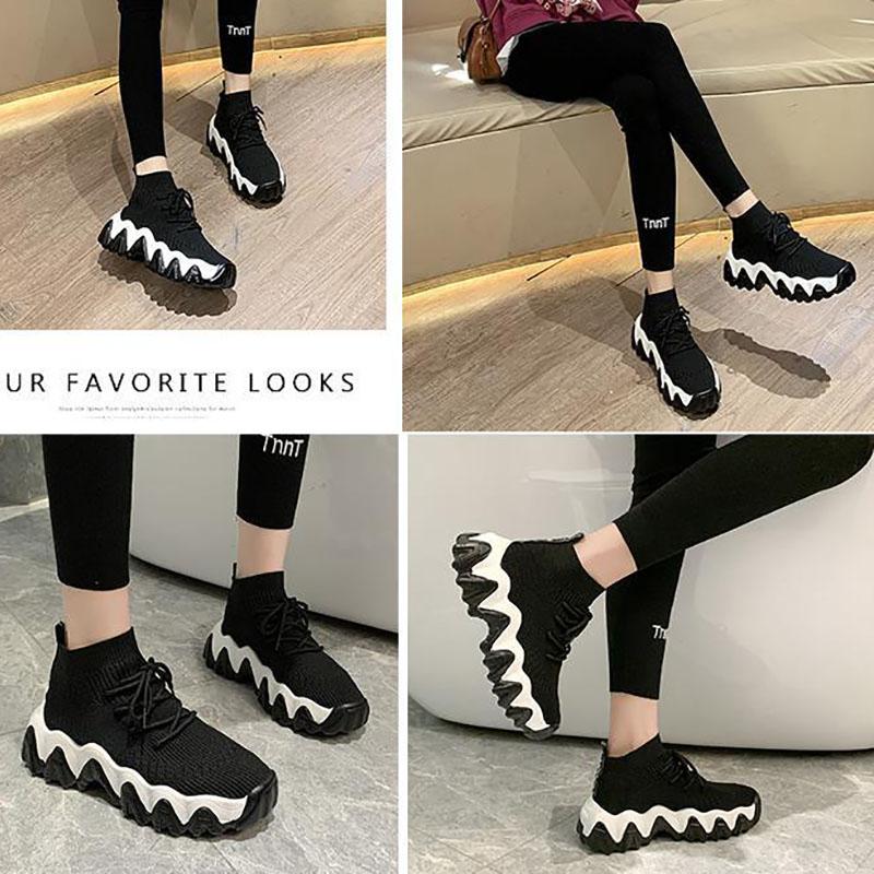 Women's Trendy Shoes Summer Breathable High-top Shoes Gauze Canvas Jelly Shoes