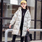 White Duck Down Children's Down Jacket In The Long Section of The Big Boy Western Style Bright Face Boys and Girls Trend Printing Cotton Jackets