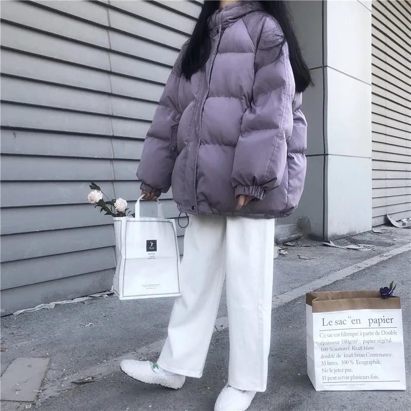 Cotton-padded Jacket Women's Winter Cotton-padded Jacket Korean Style Loose and Thick Student Short Down Padded Jacket