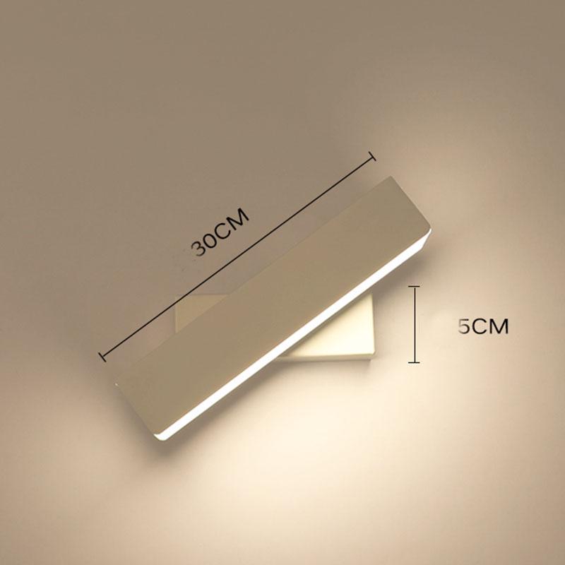 LED Wall Lamp 360 degree rotation adjustable bedside light Living room Wall Lamps Corridor decor