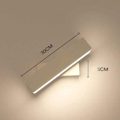 LED Wall Lamp 360 degree rotation adjustable bedside light Living room Wall Lamps Corridor decor