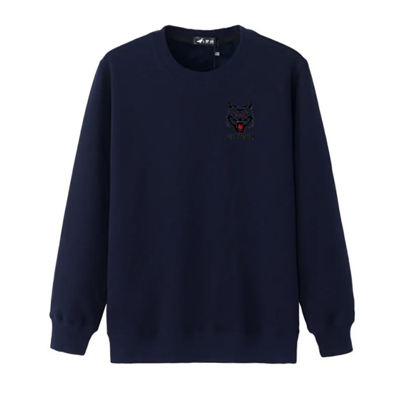 Sweater for Men Plus Velvet Pullover Casual Loose Sweatshirts Thick Long-sleeved Plus Size Warm Bottoming Sweater