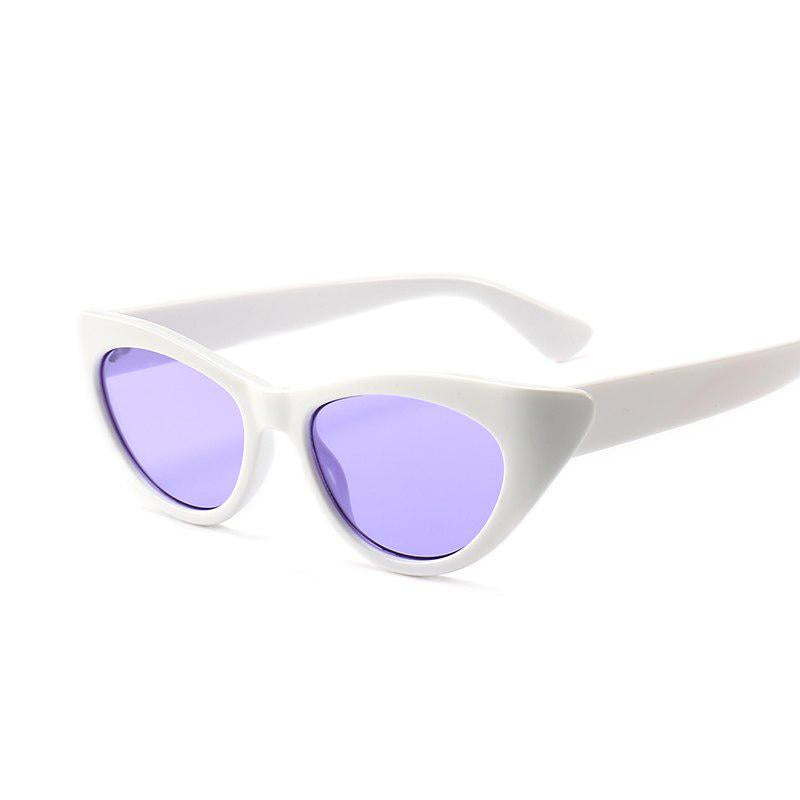 New Small Frame Rhinestone Cat Eye Sunglasses Women Red Black 2019 Fashion cateye Sun Glasses for wo