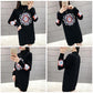 Ethnic Thick Pullover Sweater Women Korean Loose Embroidered Knitted Bottoming sweater All-match Knitweat Autumn and Winter