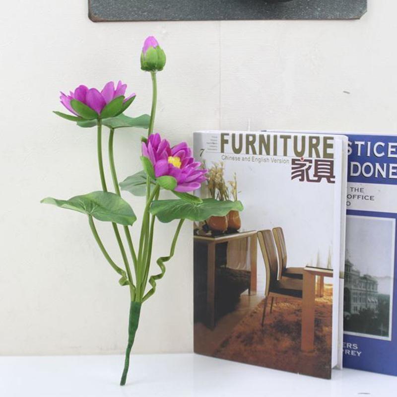 Artificial Lotus Artificial Flowers Decorative Flowers for Home Decoration