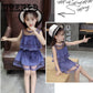 Children Clothing Sets Summer Girls Chiffon Blouse Shirt + Short Pants Outfits 2pcs