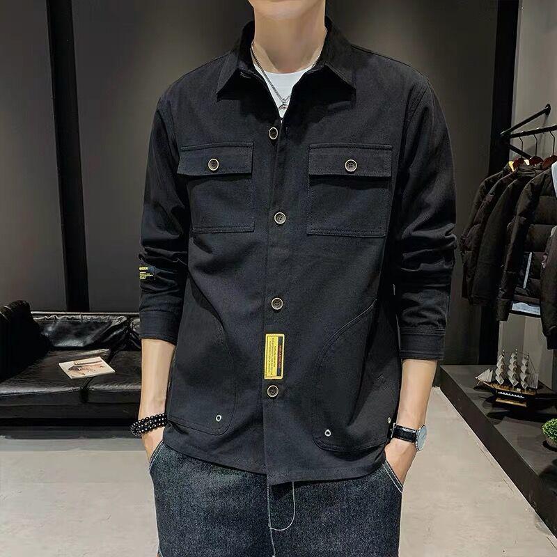 Plus Size Men's Jacket Men's Spring, Autumn and Winter Trend Casual Denim Jacket