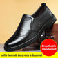 Cowhide Shoes Men's Casual Shoes Peas Shoes Lazy Pedal Dad Middle-aged and Elderly Shoes Men's Shoes Non-slip Walking Shoes Formal Business Shoes