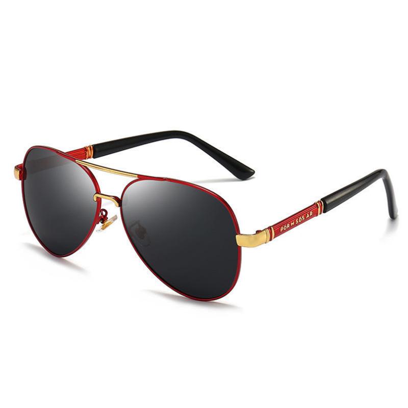 Men's and Women's Sunglasses Classic Aviator Driver's Mirrors UV Protection Polarized Glasses Sunglasses Fishing Glasses