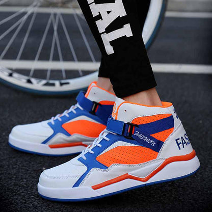 Plus Size 38-44 Men Sneakers Running Sports Basketball Shoes Non-slip Comfortable Deodorant Wear-resistant Sports Shoes