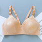Rims Gather Sexy Comfortable Breathable Bra Ladies Small Chest Jacquard Bra Thin Underwear