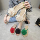 Beach Sandals and Slippers Sweet Big Flowers Flat Sandals and Slippers Female Flip Flops Student Flip Flops