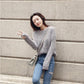 New Women's Sweater Loose Mohair Round Neck Pullover Bottoming Sweater Sweater Women's Head