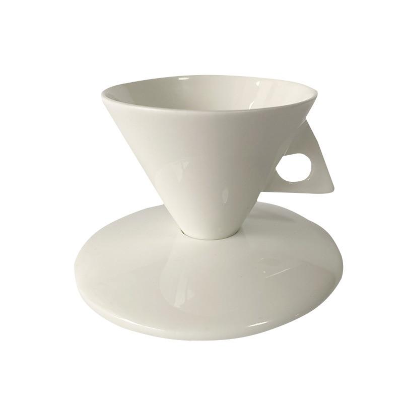 Pure White Creative Simple Ceramic Bone China Couple Coffee Cup Dish Italian Espresso Cup Mini Coffee Cup Coffee Cup Coffee Mug