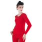 Women Winter Autumn Warm Thermal Underwear Plus Velvet O-neck Tops Pants Female Tight Suit Thicken Windproof Soft Lining Long Sleeve High Elasticity