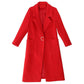 Women Woolen Coat Outerwear Autumn Winter Clothing Fashion Warm Woolen Blends Female Woolen Jacket