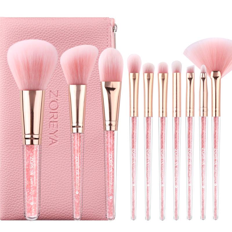 7pcs Iron Boxed Makeup Brush Set Beauty Tool Portable