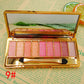 Bear Peach Blossom Makeup Mermaid Ji Winnie Bear 9 Color Eyeshadow Palette  Diamond Pumpkin Grapefruit