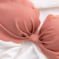 Ladies Underwear Sweet Girl Bow Breathable Skin-friendly Comfortable Beautiful Back Gather No Steel Ring Seamless Bra