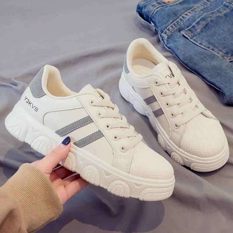 Little White Shoes Female Wild Student Sports Shoes Old Shoes Ins Hyuna Tide Shoes Sneakers