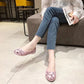 Plastic Sandals Female Summer White Non-slip Flat Bottom Pregnant Mother Shoes Comfortable Hollow Hole Nurse Shoes