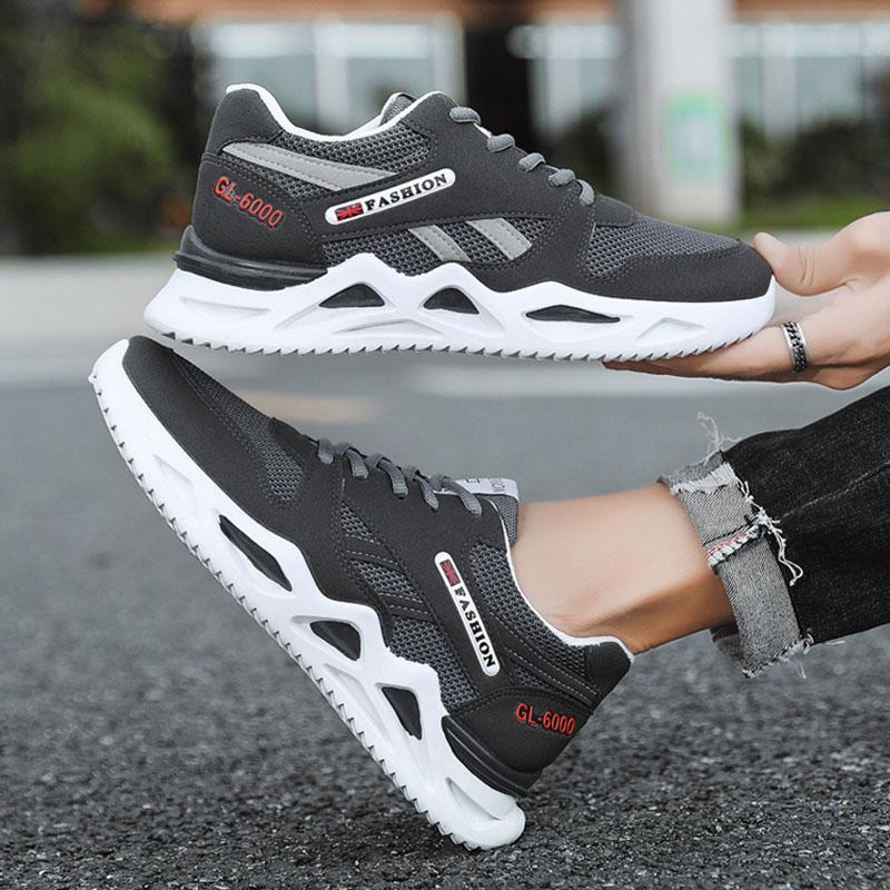 Sports Shoes Fashion Korean Spring and Summer Trendy Shoes Men's Casual Shoes Elastic Shoes Non-slip Shoes