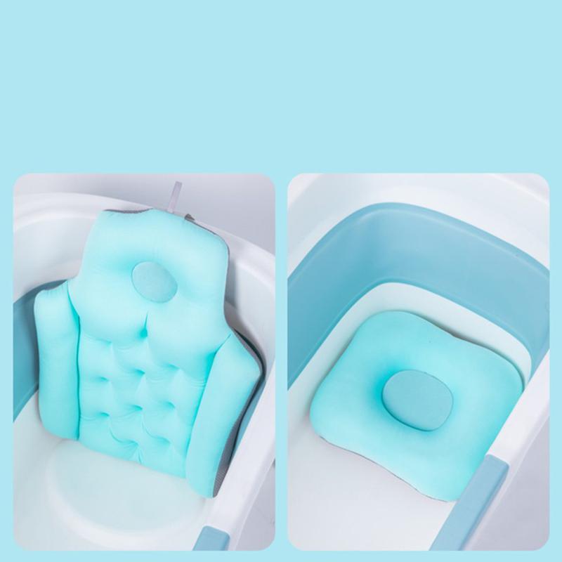 Bathroom Supply Waterproof Non-Slip Spa Bathing Pad Full Body Bathtub Cushion Bath Pillow