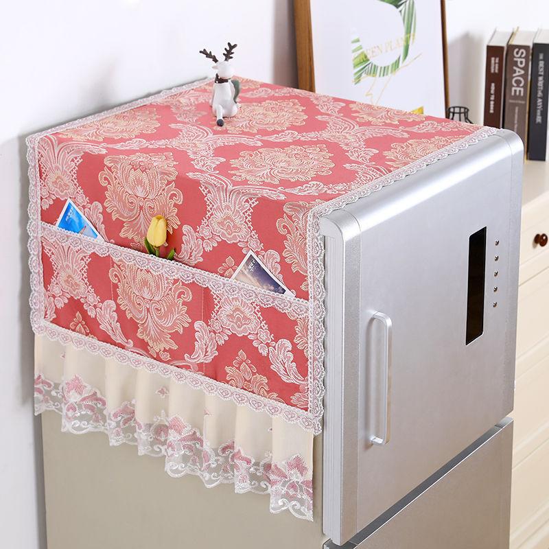 Dust Covers Washing Machine Covers Refrigerator Dust with Pocket Cotton Dust Covers Home Cleaning Dust Cover