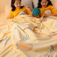 Winter Thick Double-layer Blankets Bedroom Warm Nap Blanket Plus Velvet Double-layer Blanket Dormitory Duvet Cover Blanket