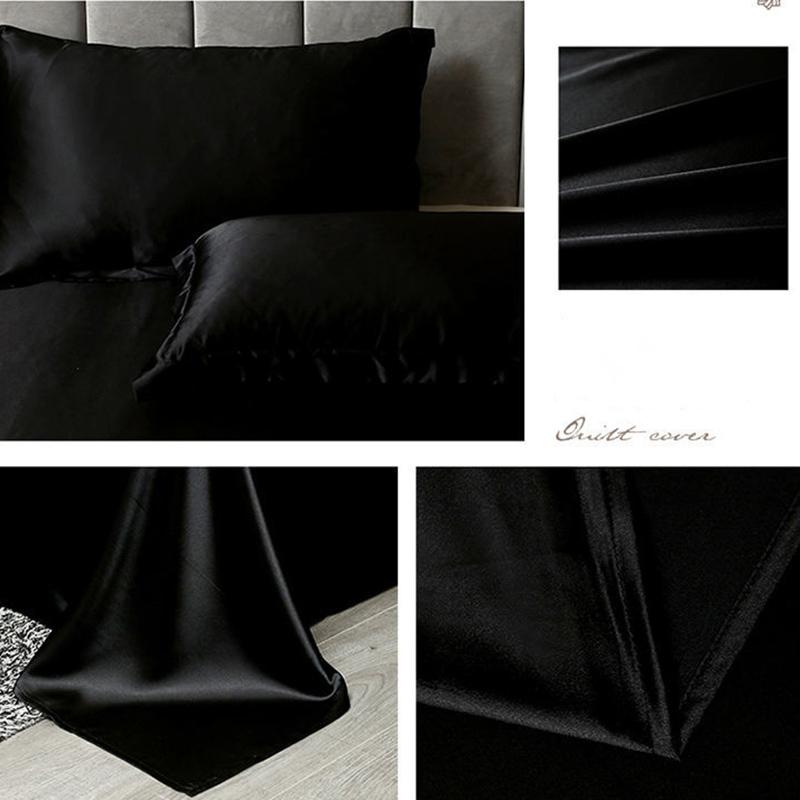 Silky Summer Student Dormitory Sheets Skin-friendly Home Ice Silk Sheets