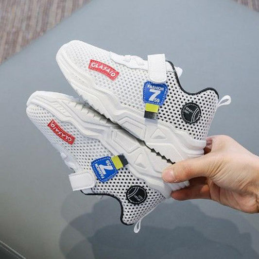 Children's Shoes Boys Shoes Mesh Breathable Summer Girls Children's Day White Shoes Children Girls Net Shoes