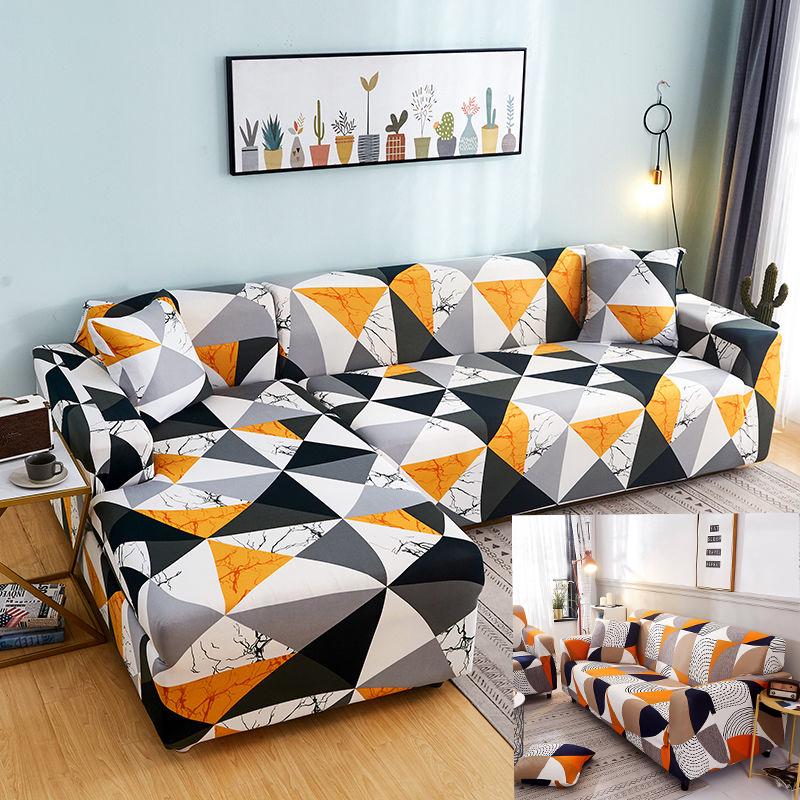 Elastic Sofa Covers Tight Wrap All-inclusive Slip-resistant L Shape Modern Couch Slipcovers