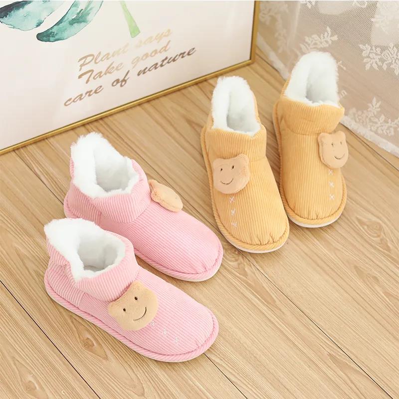 High-top Confinement Shoes, Winter Bag with Soft Sole, Postpartum Maternity Slippers, Women's Cotton Non-slip Thick Sole One-step Maternity Shoes