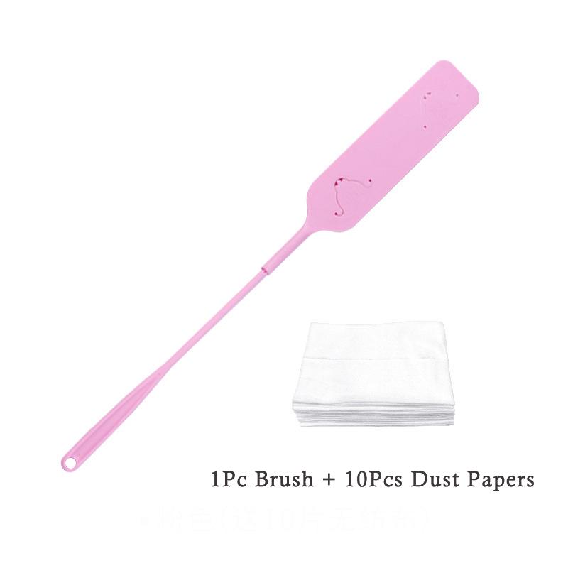 Lengthened Non-woven Cleaning Brush Flat Brush Head Dust Removal Gap Brush Long Handle