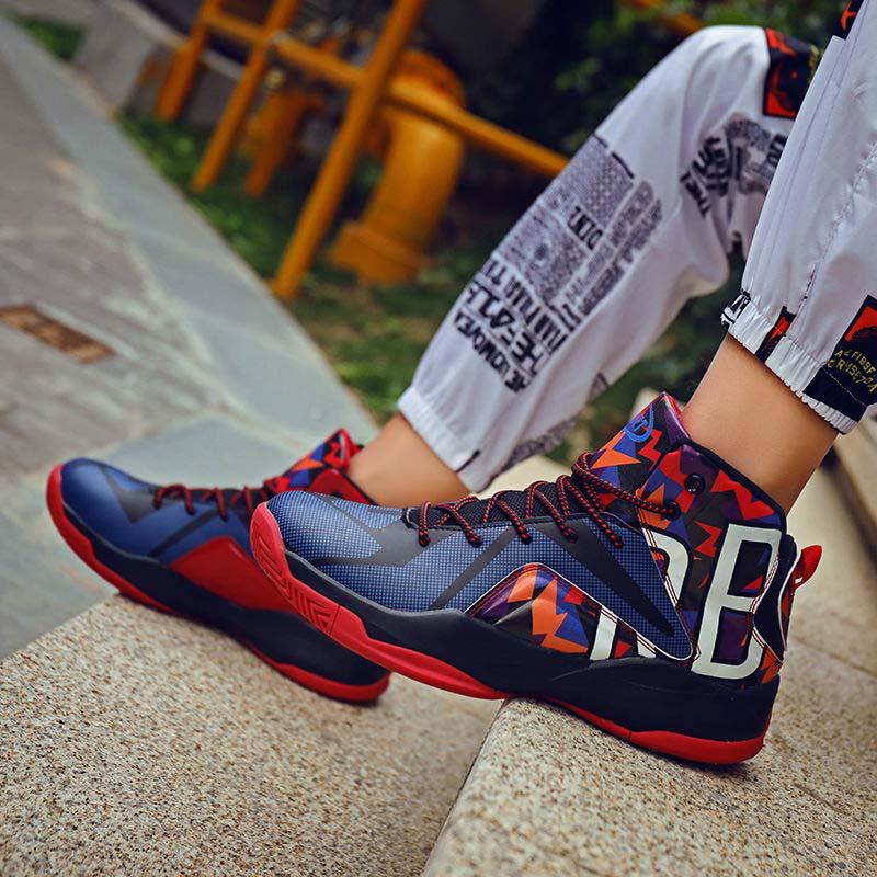 39-46 Men Shockproof Basketball Shoes Sneakers Wear-resistant Lightweight Breathable Running Shoes