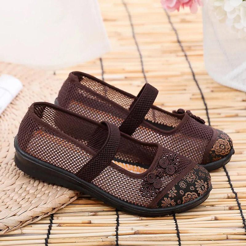 Non-slip Cloth Shoes Spring and Summer  Women's Flat Breathable Round Toe Women's Shoes