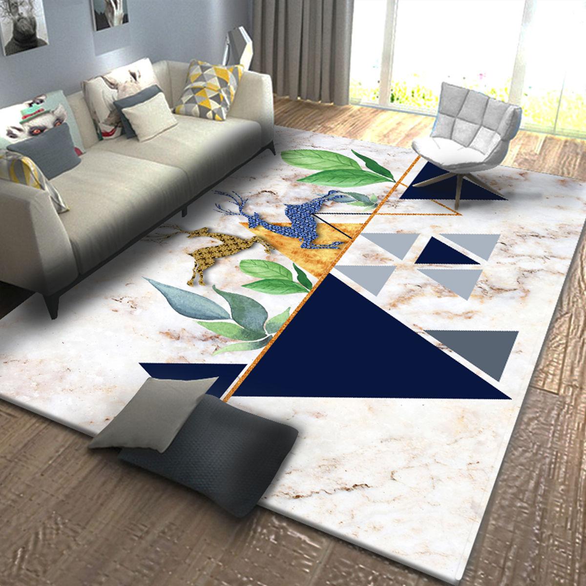 Nordic Ins Style Living Room Sofa Coffee Table All-match Mats Cute Elk Bedroom Bedside Carpet