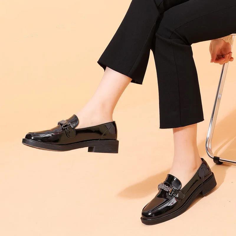 Summer Women's British Style Leather Shoes Trendy All-match Japanese Shoes Fashion Ladies Loafers
