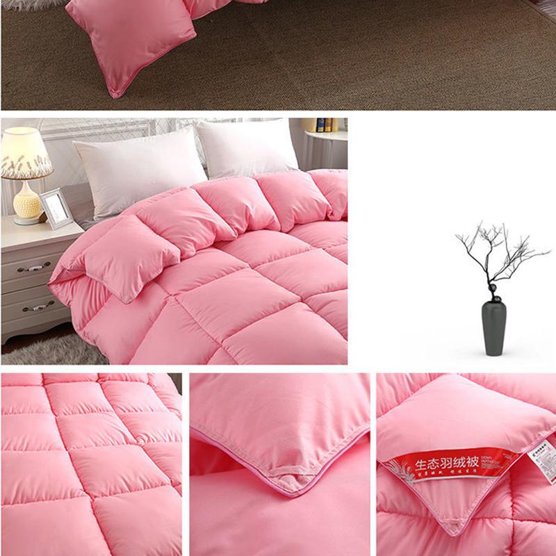 Winter White Goose Down Duvet Thickened Warmth Double Quilt Single Dormitory Quilt Large Soft and Comfortable Duvet