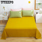 Pure Color Bed Linen Minimalist One-piece Brushed Quilt Single Double Bed Household Bedspread Bedding
