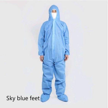 Disposable protective clothing safety and protective non-woven thick workwear dustproof jumpsuit