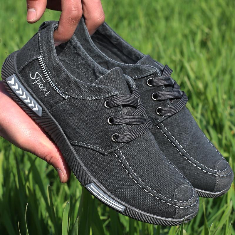 Casual Men Sneakers for Men Shoes Canvas Male Footwear Spring Autumn Breathable Running Shoes