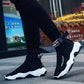 High-top Men's Sneakers Korean Style Trendy All-match Socks Shoes Teen Student Trendy Shoes