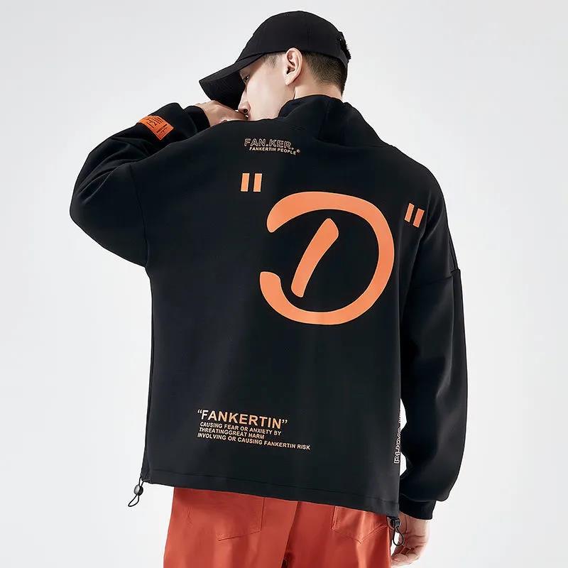 Men's Winter Warm and Comfortable Half High Collar Sweater Men's Loose Plus Fleece Padded Top