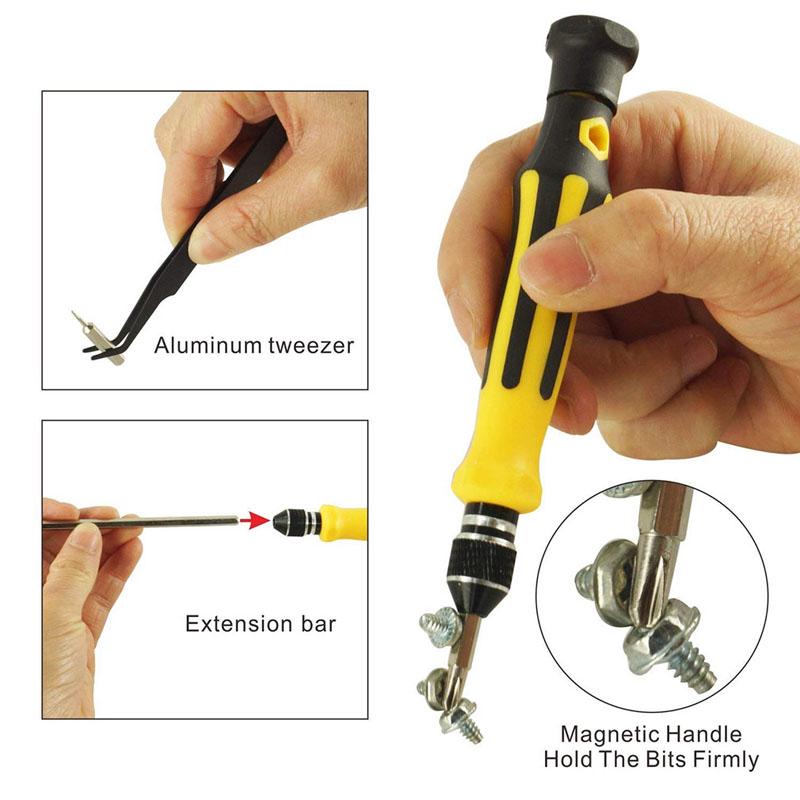 45-in-1 Multi-function Mobile Phone Computer Multi-purpose Precision Repair and Disassembly Tool Screwdriver Set
