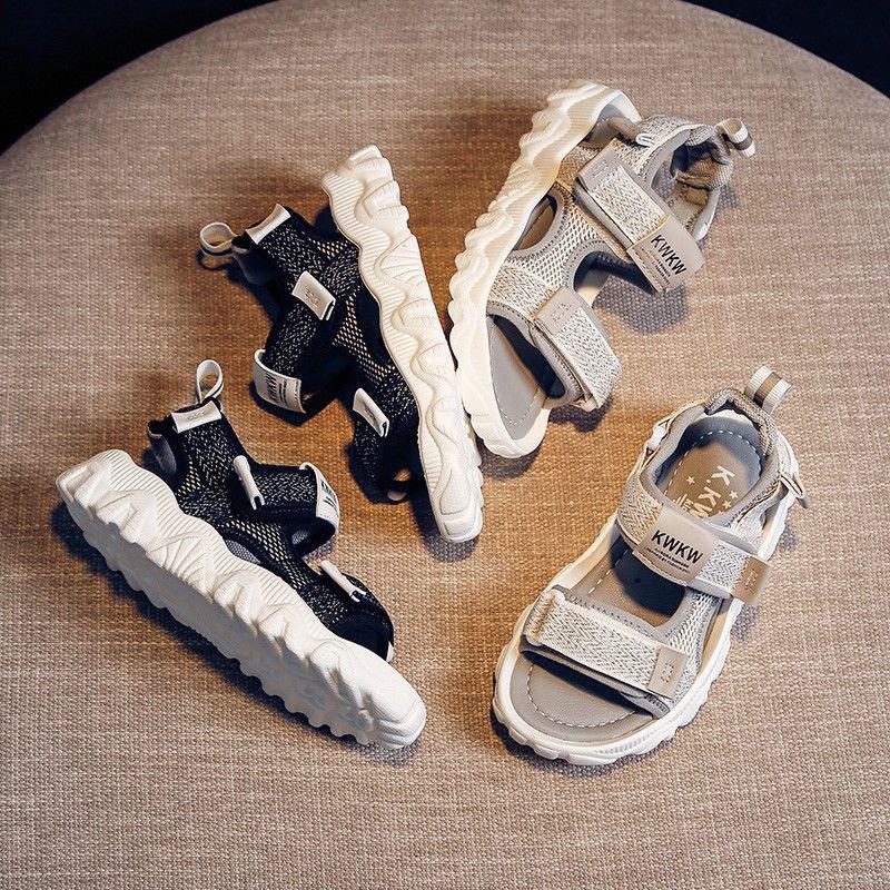 Children's Sandals Men's Summer Boys' Shoes Sandals Soft-soled Non-slip Breathable  Lightweight Beach Shoes