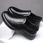 Leather Men's Shoes Business Casual Shoes Middle-aged and Elderly Non-slip Foot Shoes Spring and Summer New Thick-soled Shoes Walking Shoes Dad Shoes