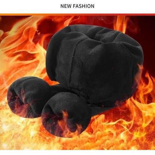 High-waist Three-button Stretch and Velvet Slimming Trousers Women's Tight-fitting Slimming and Long Plus Size Small Black Pants