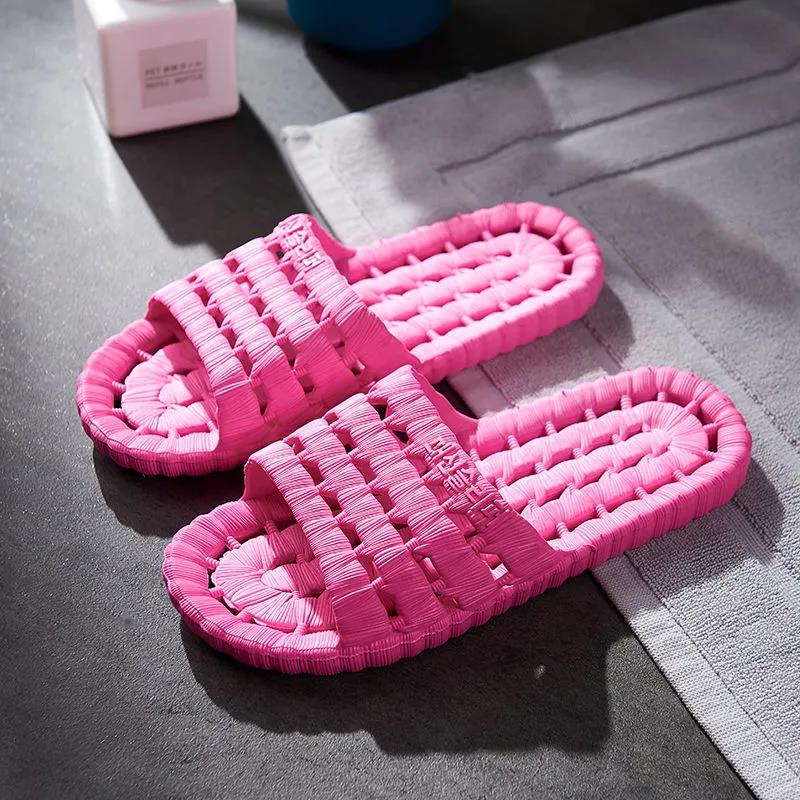 Spring and Summer Men's and Women's Slippers Indoor Non-slip Plastic Soft-soled Slippers