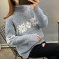 Autumn Winter  Women Fashion Sweater Casual Knitting Sweater Turtleneck  Pullovers Loose Casual Long Sleeve Sweater